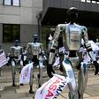AI robots hit Poland street to protest for safety of human jobs