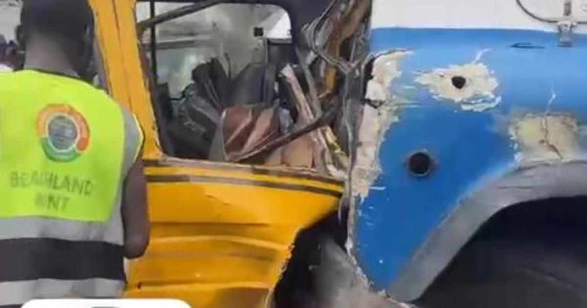 Four Injured in Lagos Container Truck Crash at Mile 2 | Pulse Nigeria