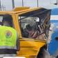 Four critically injured after container truck loses control, crashes into bus, two trucks and nine motorcycles