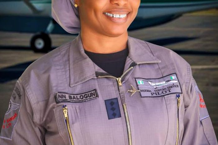 Customs celebrates first female pilot, Olanike Nafisat Balogun
