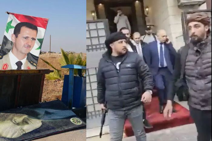 Assad flees as rebels capture 'Syria, escort PM to a meeting to hand over govt