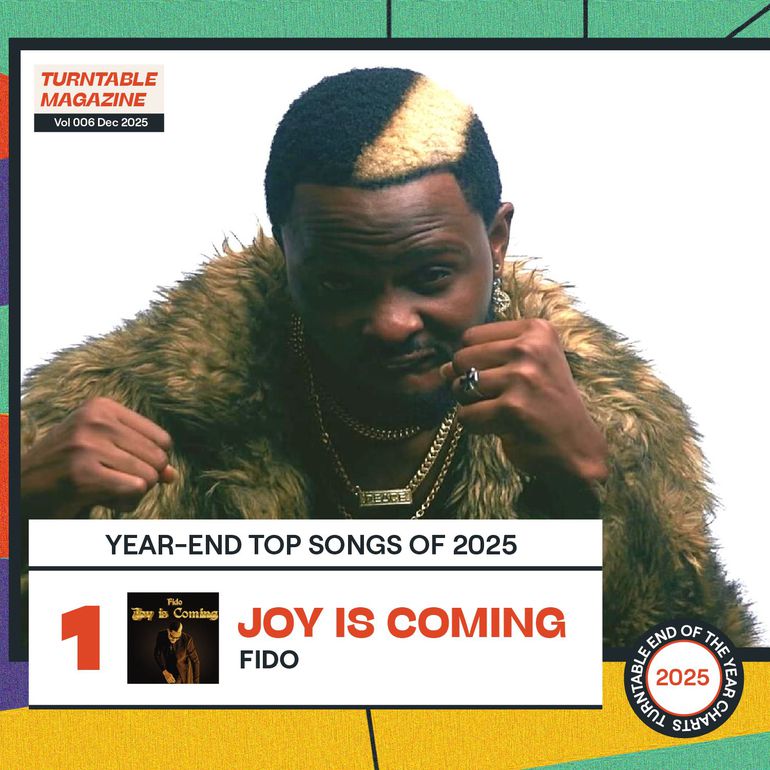 Fido's 'Joy Is Coming' is the #1 Song in Nigeria in 2025