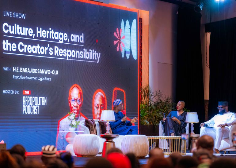 Afropolitan Live Session featuring Governor Babajide Sanwo-Olu on "Storytelling for Nation Building".