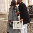 Ebuka Obi-Uchendu Re-Proposes to Wife Cynthia in Rome After 10 Years of Marriage
