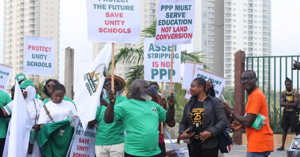 “Our schools are not for sale”: Nigerians protest alleged sale of Unity School lands to private developers