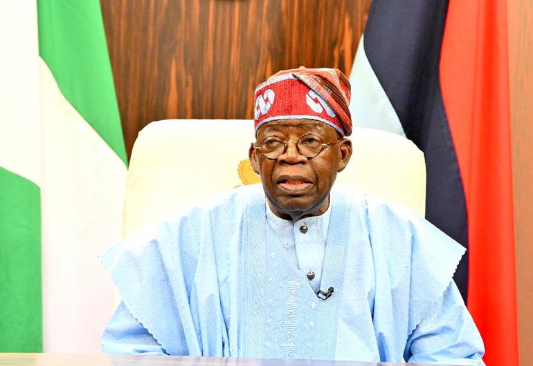 Official portrait of President Bola Ahmed Tinubu, pioneer of the NELFUND student loan scheme.