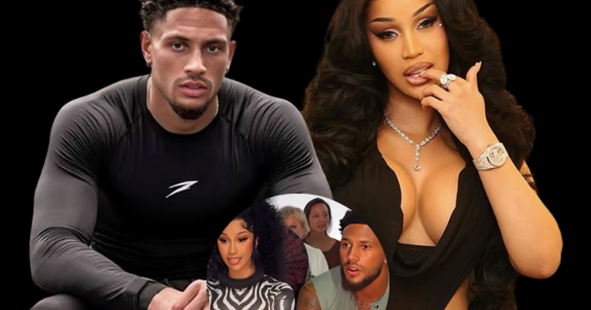 Nigerian footballer Maduka Okoye, who went viral for being too handsome, spotted with rapper Cardi B