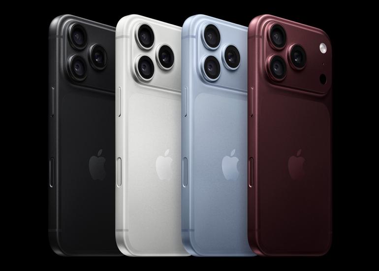 The iPhone 18 Pro will be available in four elegant finishes: black, silver, glacier, and burgundy. [APPLE]