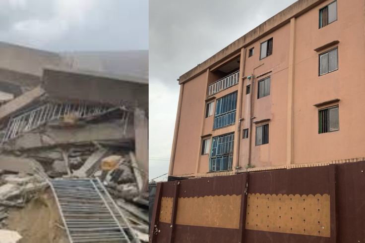 Lagos Government Probes Collapse of 4-Storey School Building After Pupils Narrowly Escape Death