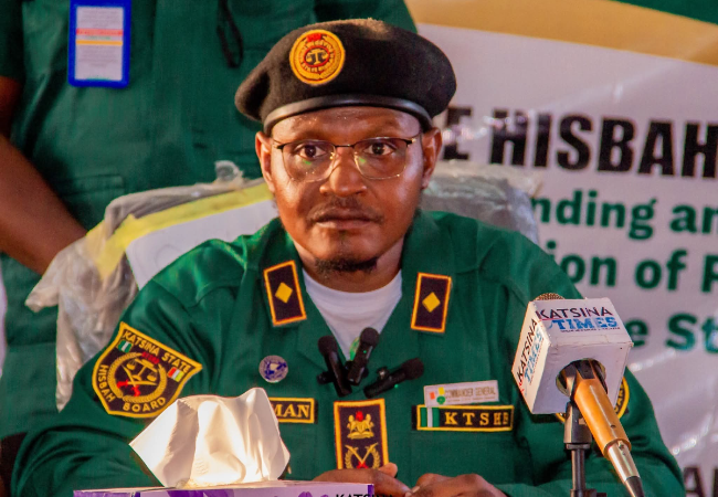 Malam Aminu Usman, popularly known as Abu-Ammar, Director General of the Katsina State Hisbah Board