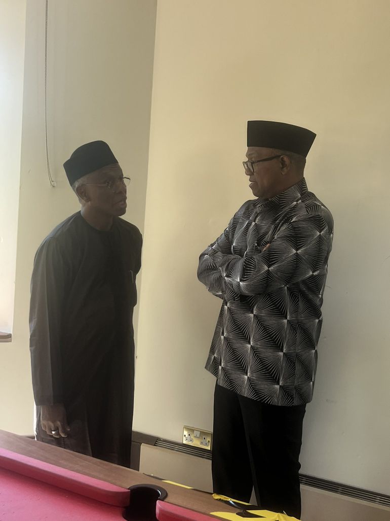 PHOTOS: Peter Obi, El-Rufai meet IN US
