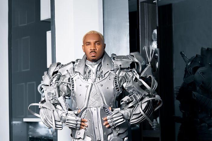 PHOTOS: Pretty Mike steals the show at AMVCA 2025 with exosuit