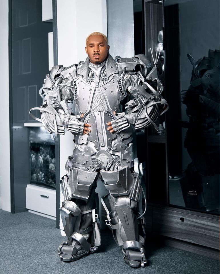 PHOTOS: Pretty Mike steals the show at AMVCA 2025 with exosuit