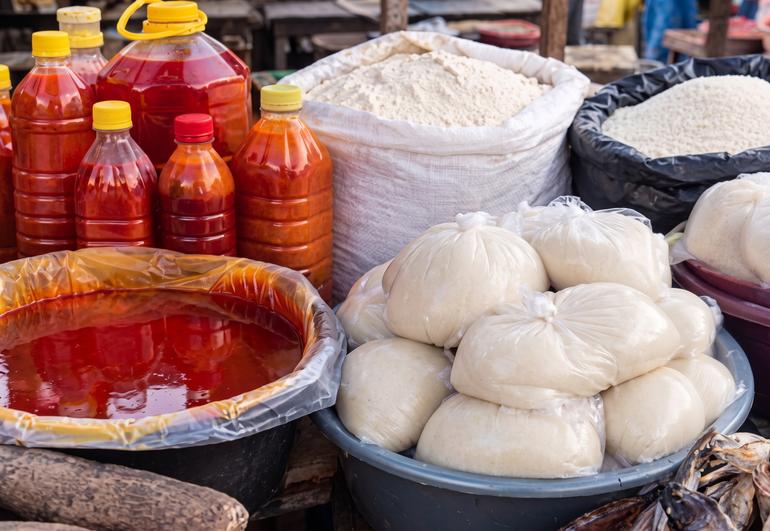NAFDAC does not have direct regulatory oversight over unbranded palm oil, fufu, and other staple foods packaged and sold in open markets.