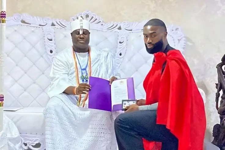 At 29, NBA champion Jaylen Brown comes home to Africa, visits Ooni of Ife and receives Yoruba ancestral name