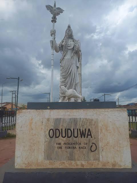 The iconic monument of Oduduwa, revered as the legendary progenitor of the Yoruba race, remains a powerful symbol of deep African ancestry.