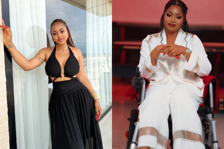 Regina Daniels marks 25th birthday in a wheelchair, reveals she has spent months unable to walk freely