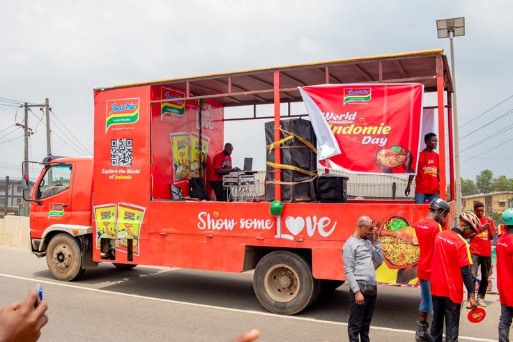 Indomie took over the streets of Lagos, and Lagosians felt the love