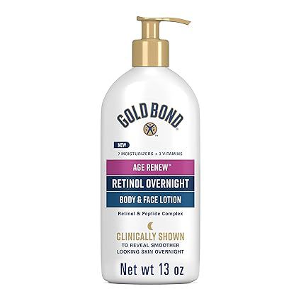 Gold Bond Age Renew Retinol Overnight Body and Face Lotion