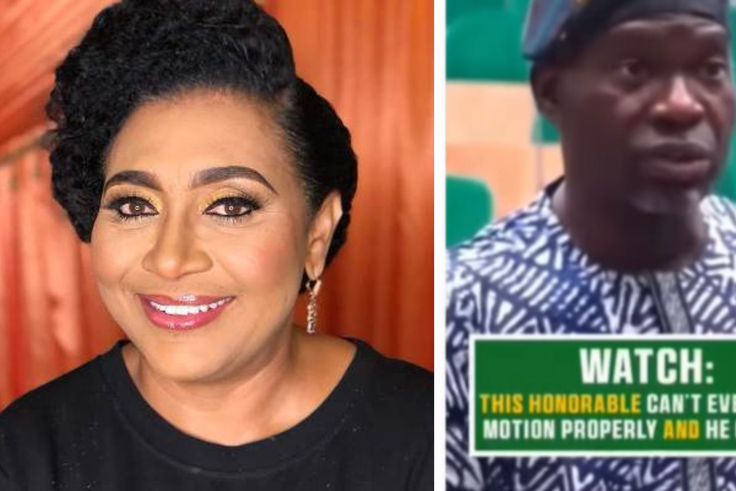 ‘See what he’s doing to his people’ - Hilda Dokubo reacts to embarrassing lawmaker moment