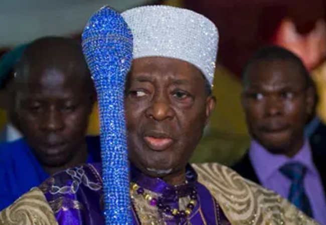 Oba Okunade Sijuwade, Ooni of Ife, whose coronation drew global attention.