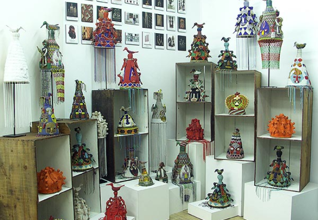 Nigerian traditional rulers palaces and crowns collage