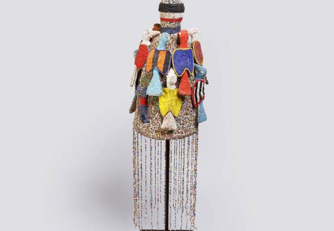 Yoruba beaded crown