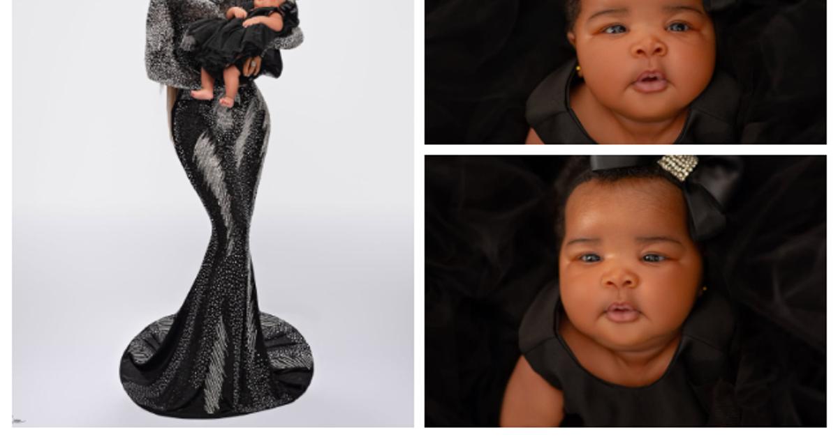 Veekee James and Femi Atere Finally Reveal Baby Eliana's Face in Adorable Photos