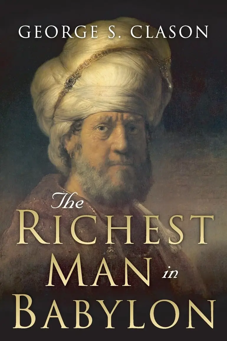 Front cover of the book The Richest Man in Babylon by George S. Clason.