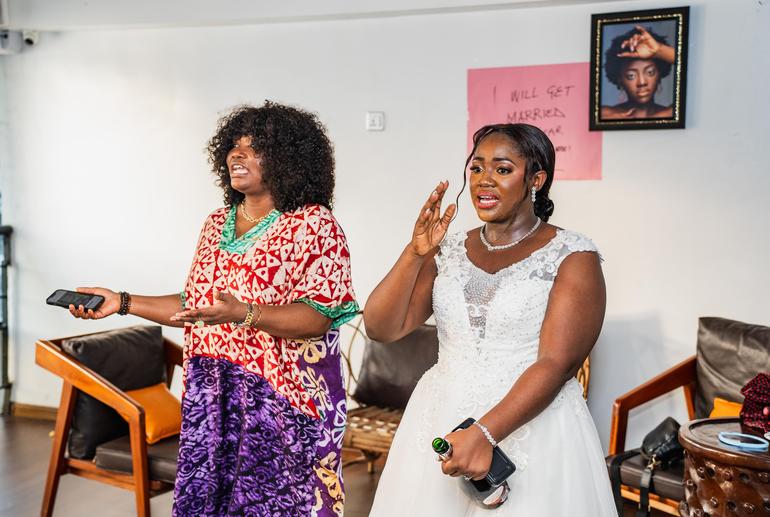 Nene Aliemeke and Joy Isi Bewaji on Where's My Groom?|IG: Micah_pixel