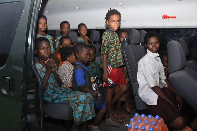Rescued Oyo pupils