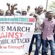 Video: University students shut down MTN headquarters, block roads and confront police over alleged xenophobia