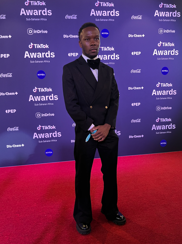 Jabu Macdonald at the 2025 TikTok Sub-Saharan African Awards