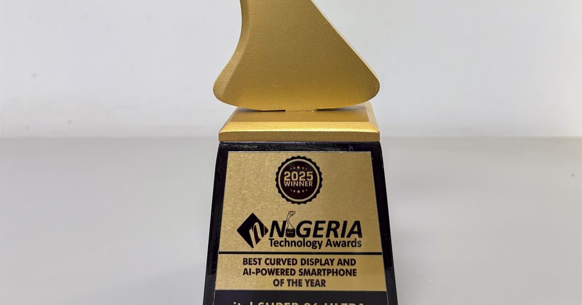itel SUPER 26 Ultra Wins “Best Curved Display and AI-Powered Smartphone of the Year” at the 2025 Nigeria Technology Awards