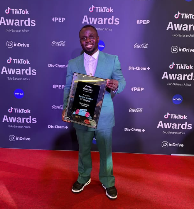 Victor Ademola at the 2025 TikTok Sub-Saharan African Awards