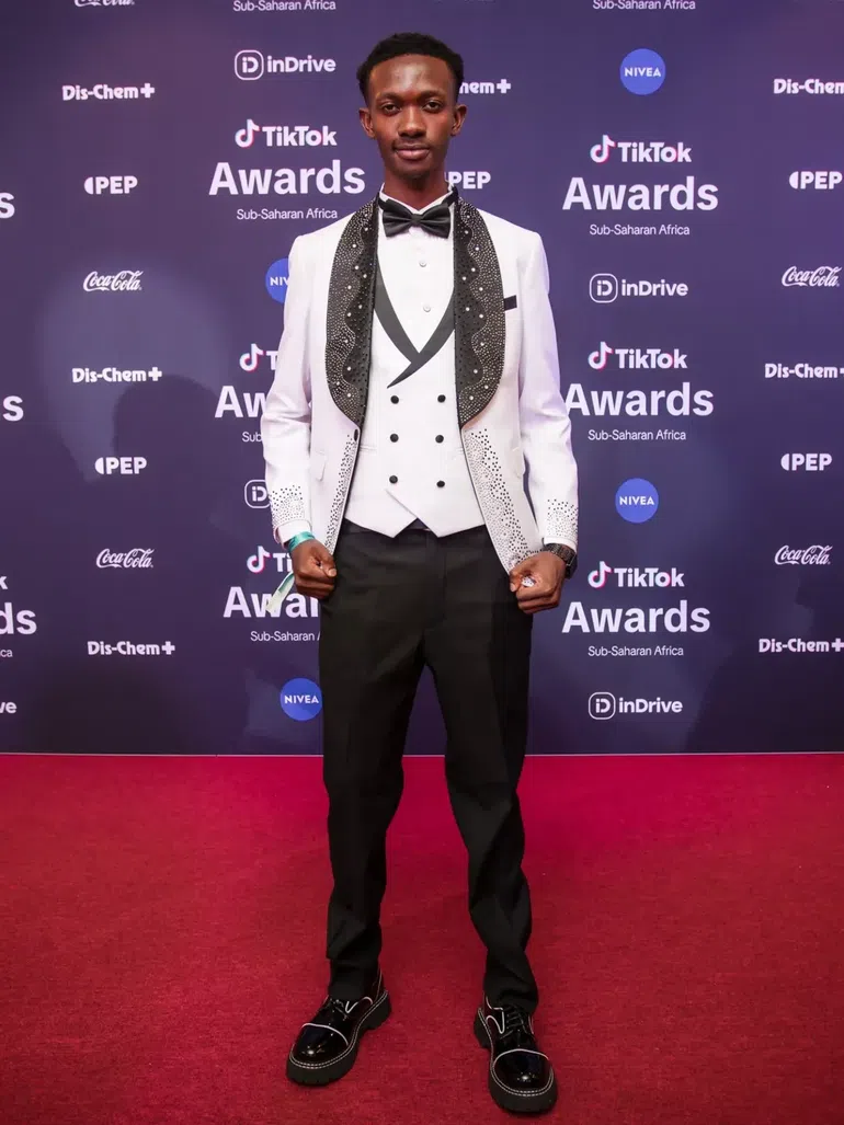 Boyz Makekii at the 2025 TikTok Sub-Saharan African Awards