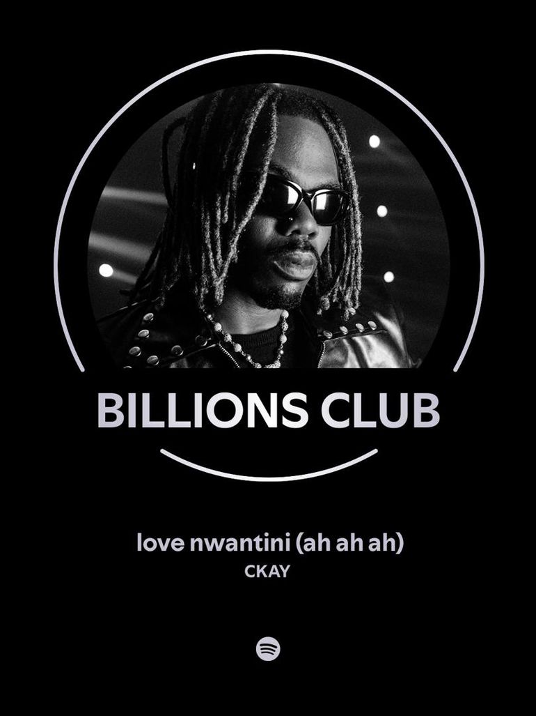 CKay’s 'Love Nwantiti (ah ah ah)' joins Spotify’s Billion Club