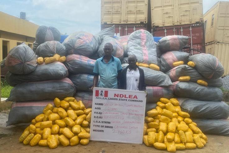 NDLEA seizes 6 vehicles, 40ft trailer load skunk in Abuja