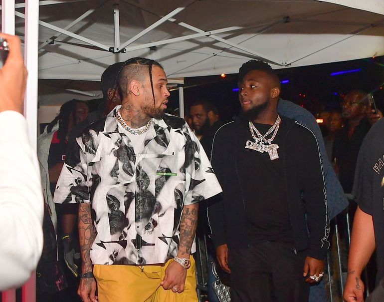 Davido and Chris Brown