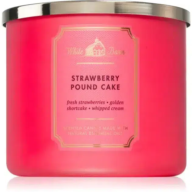 Bath-&-Body-Works-Strawberry-Pound-Cake-Scented-Candle