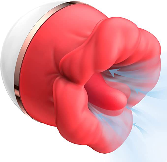 Big Mouth Sucking and Licking Tongue Vibrator