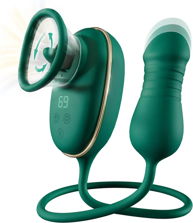 Natalie 3-in-1 Vacuum Licking & Thrusting