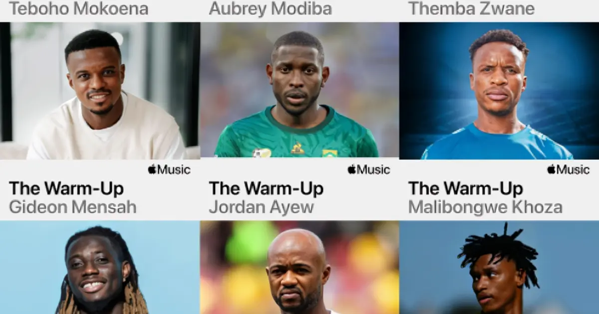 Apple Music launches exclusive Warm Up Playlists, curated by Africa’s  biggest Football Stars