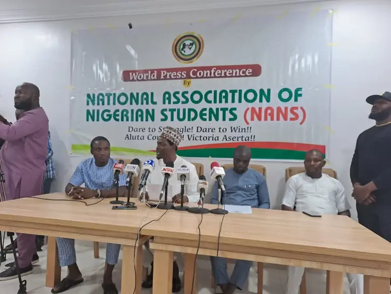The National Association of Nigerian Students was among the first to push back