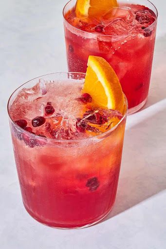 Spiced Pomegranate Fizz