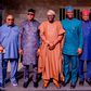 Governors Seyi Makinde of Oyo State, Lucky Aiyedatiwa of Ondo State, Biodun Oyebaniji of Ekiti, Dapo Abiodun of Ogun, Ademola Adeleke of Osun and Babajide Sanwo-Olu of Lagos State.