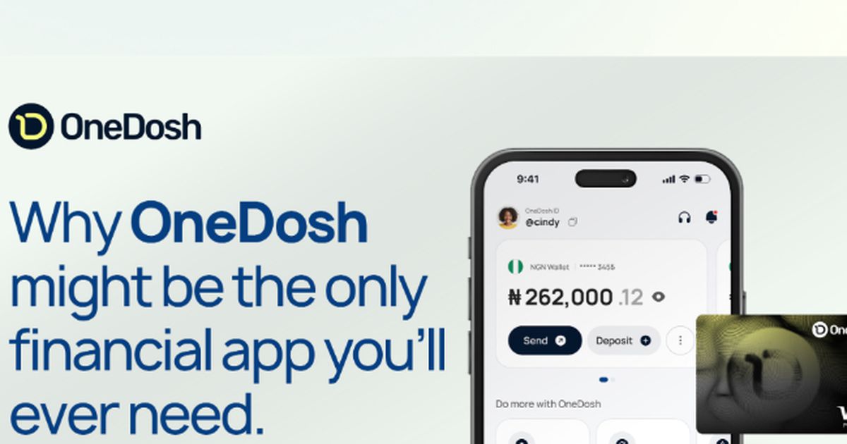 Why Onedosh Might Be The Only Financial App You'll Ever Need