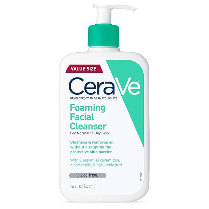 Cerave-Foaming-Facial-Cleanser-Best-Cleanser-For-Normal-to-Oily-Skin