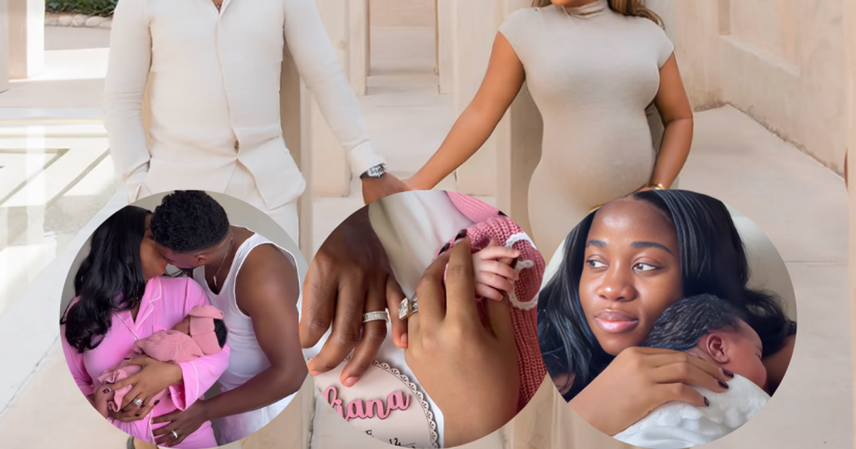 Veekee James and Femi Atere welcome their daughter, shares her name and date of birth