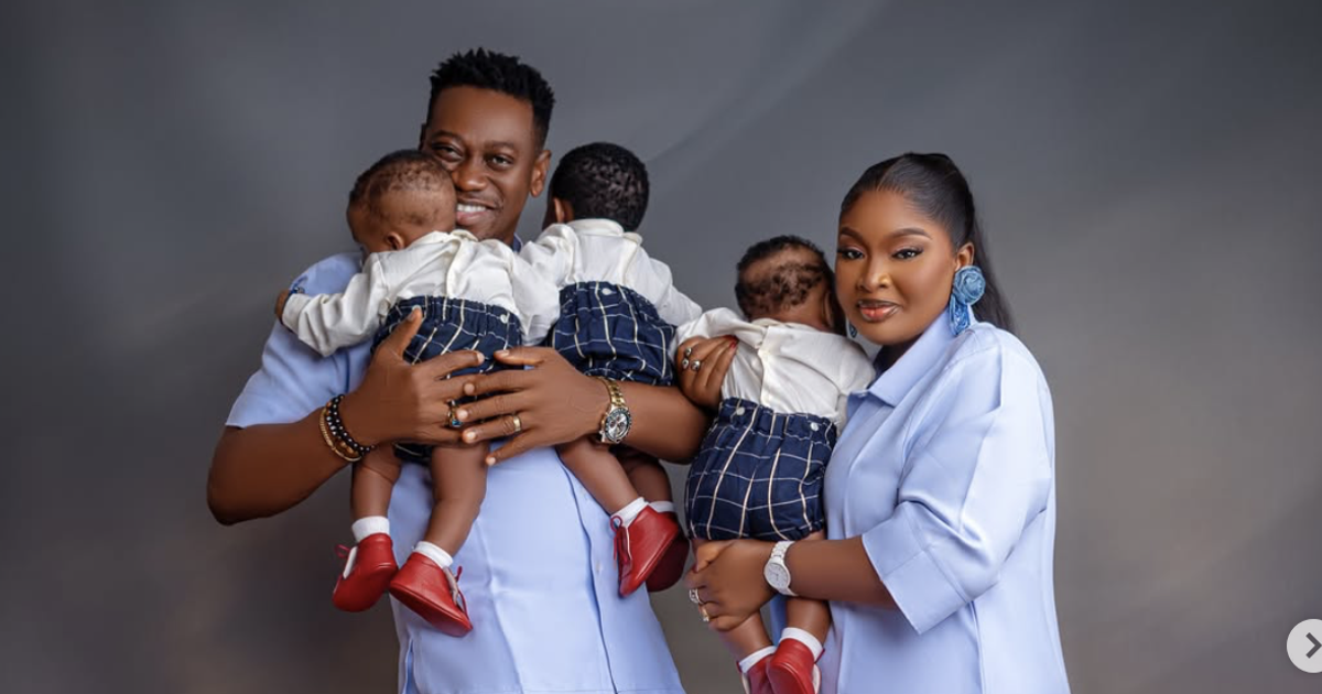 Shade Okoya's look, Funke Akindele's heartfelt prayers, K1's performance and other moments from Lateef Adedimeji, Mo Bimpe's triplets' thanksgiving